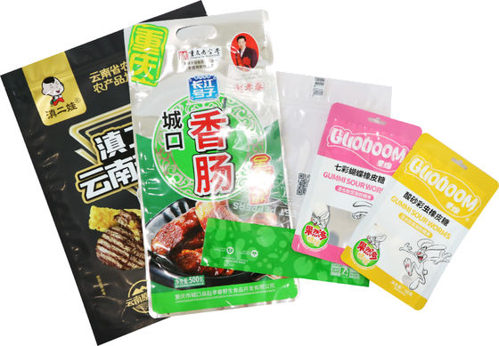 Double Line Plastic Zip Lock Bag Making Machine 200 Segments/Min