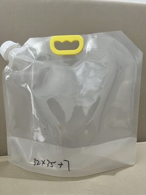5L Rice Stand Up Pouch With 2.2cm Spout With Handle