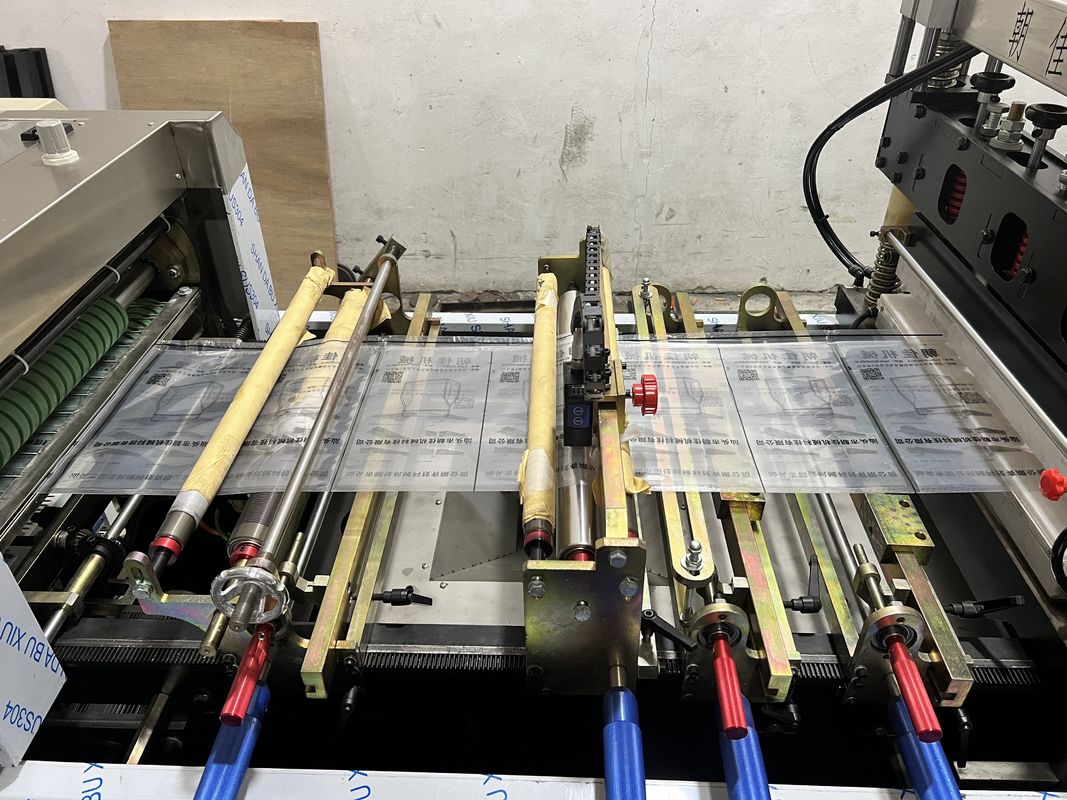 250 Bags/min Three Side Sealing Vacuum Bag Making Machine With 1000mm Film Width