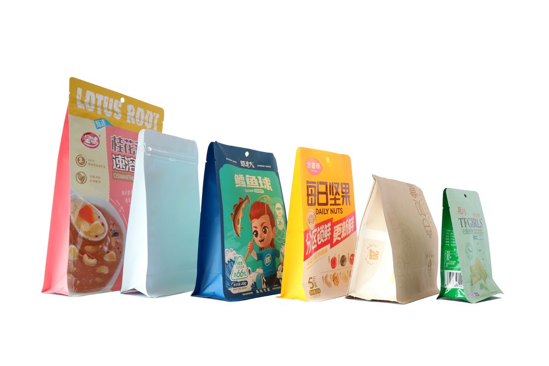 Three Phase 380V/50HZ Automatic Square Bottom Stand Up Pouch Making Machine