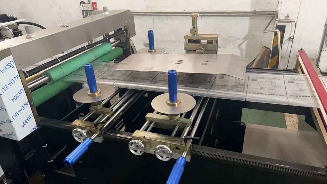 Composite Plastic Film Four Side Sealing Bag Making Machine 380V/50HZ