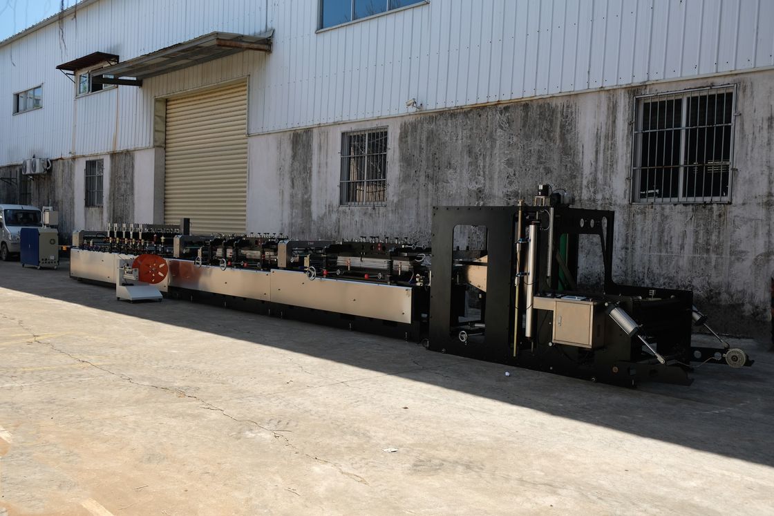 Fully Automatic Three Side Sealed &Zipper Bag / Pouch Making Machine 0.6MPa
