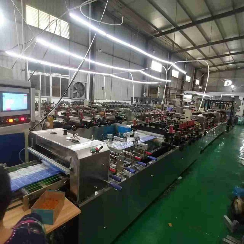 Zipper Type Three Side Seal Pouch Making Machine 200 Bags/Min