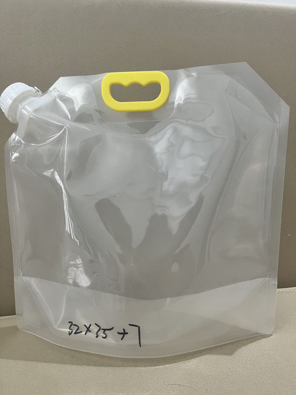 5L Rice Stand Up Pouch With 2.2cm Spout With Handle